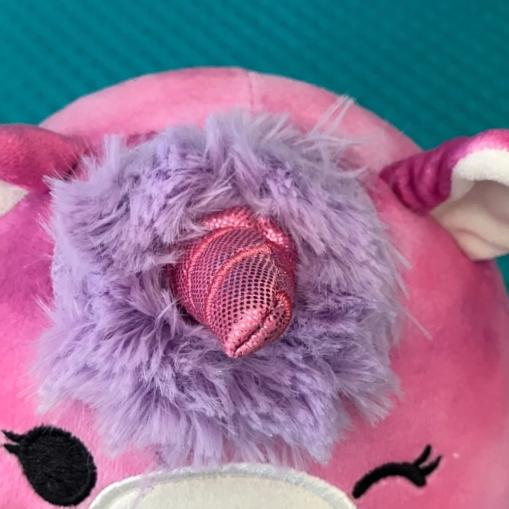 Squishmallows Lola The Unicorn Dual Sizes Girls Slippers | S 11-12